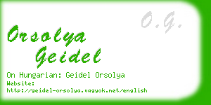 orsolya geidel business card